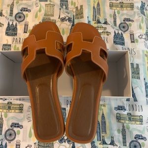 Hermes Oran inspired sandals